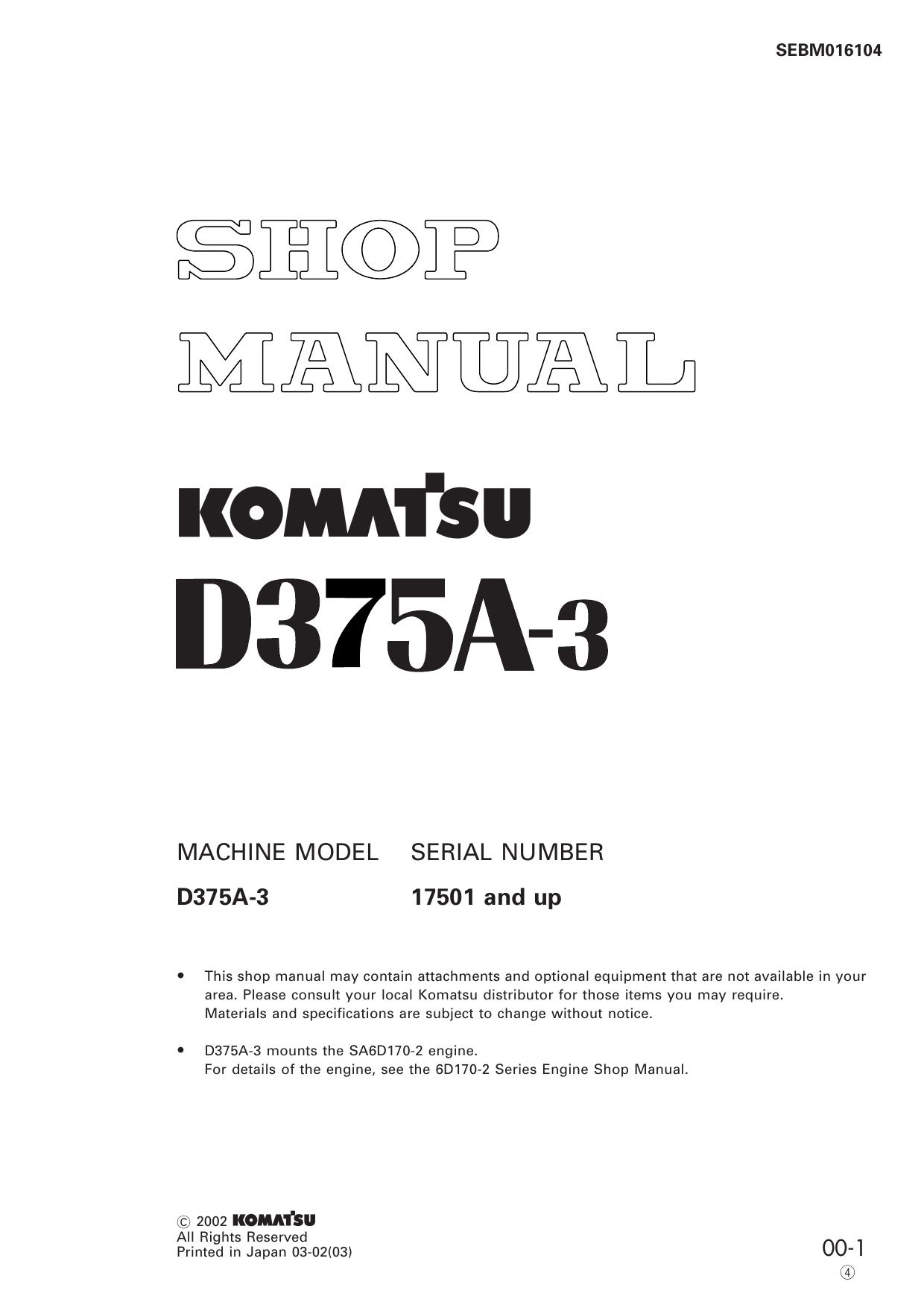 D375A-3 Shop Manual (2)